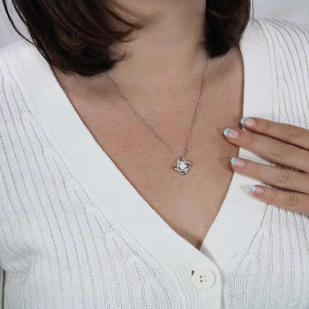 You Are Amazing, Love Knot Necklace