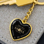 Mom, Thank You Heart Keychain