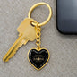 Mom, Thank You Heart Keychain