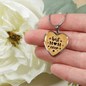 Mom, Best Mom Ever Heart Pendant Necklace
