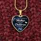 Mother and Her Children, Heart Necklace
