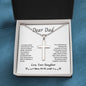 Gift for Dad from Daughter, Cross Necklace