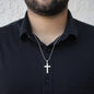 Gift for Dad from Daughter, Cross Necklace