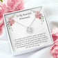 Bridesmaid Thank You Gift, Love Knot Necklace