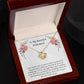 Bridesmaid Thank You Gift, Love Knot Necklace