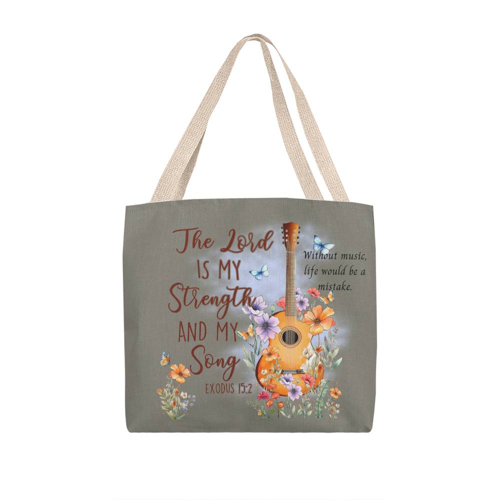 Christian Tote Bag Exodus 15:2  Gift for Her