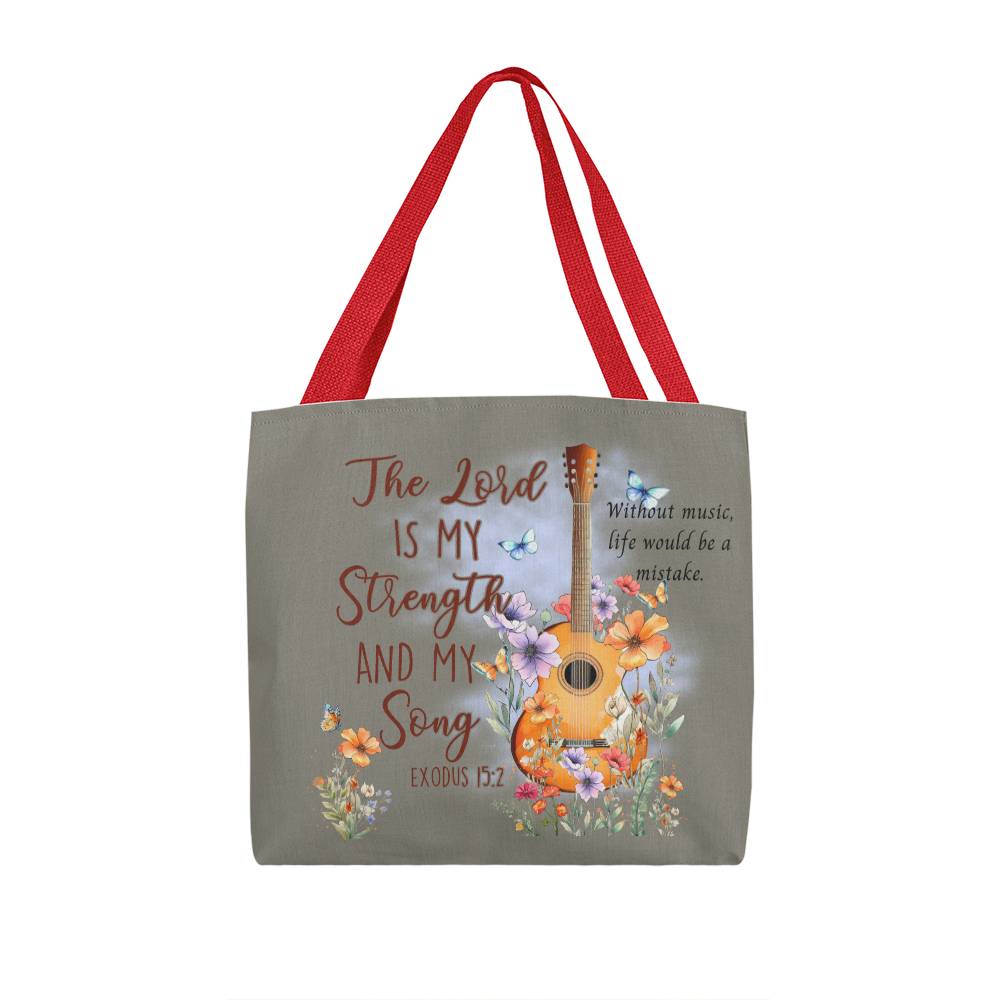 Christian Tote Bag Exodus 15:2  Gift for Her