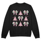 Pink Christmas Trees and Bows Sweatshirt