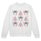 Pink Christmas Trees and Bows Sweatshirt
