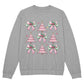 Pink Christmas Trees and Bows Sweatshirt