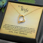 To My Wife Forever Love Necklace, Gift for Anniversary, Birthday, Christmas, Valentine's Day from Husband