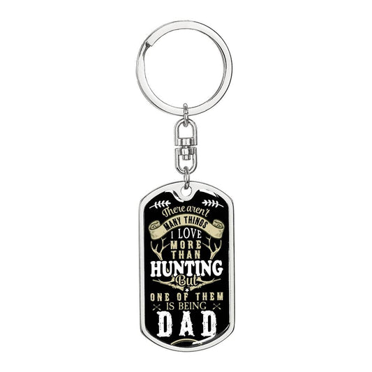 Son, Hunting Dad Keychain