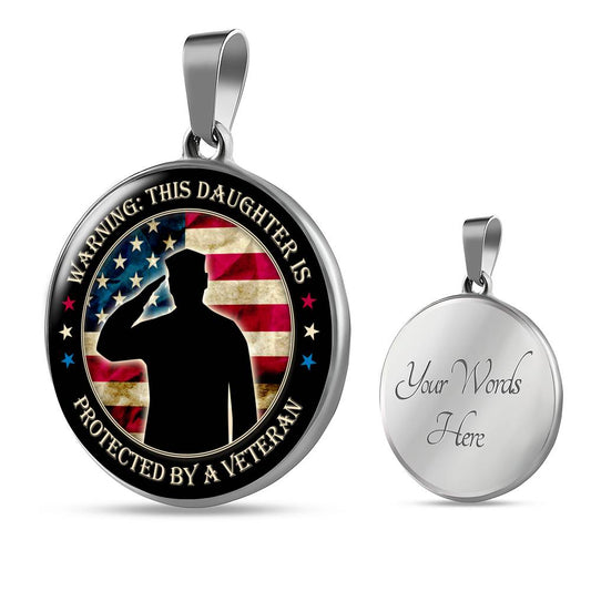 Daughter of Veteran Necklace