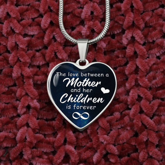 Mother and Her Children, Heart Necklace