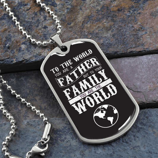 Dad, You Are The World, Necklace