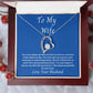 To My Wife Forever Love Necklace