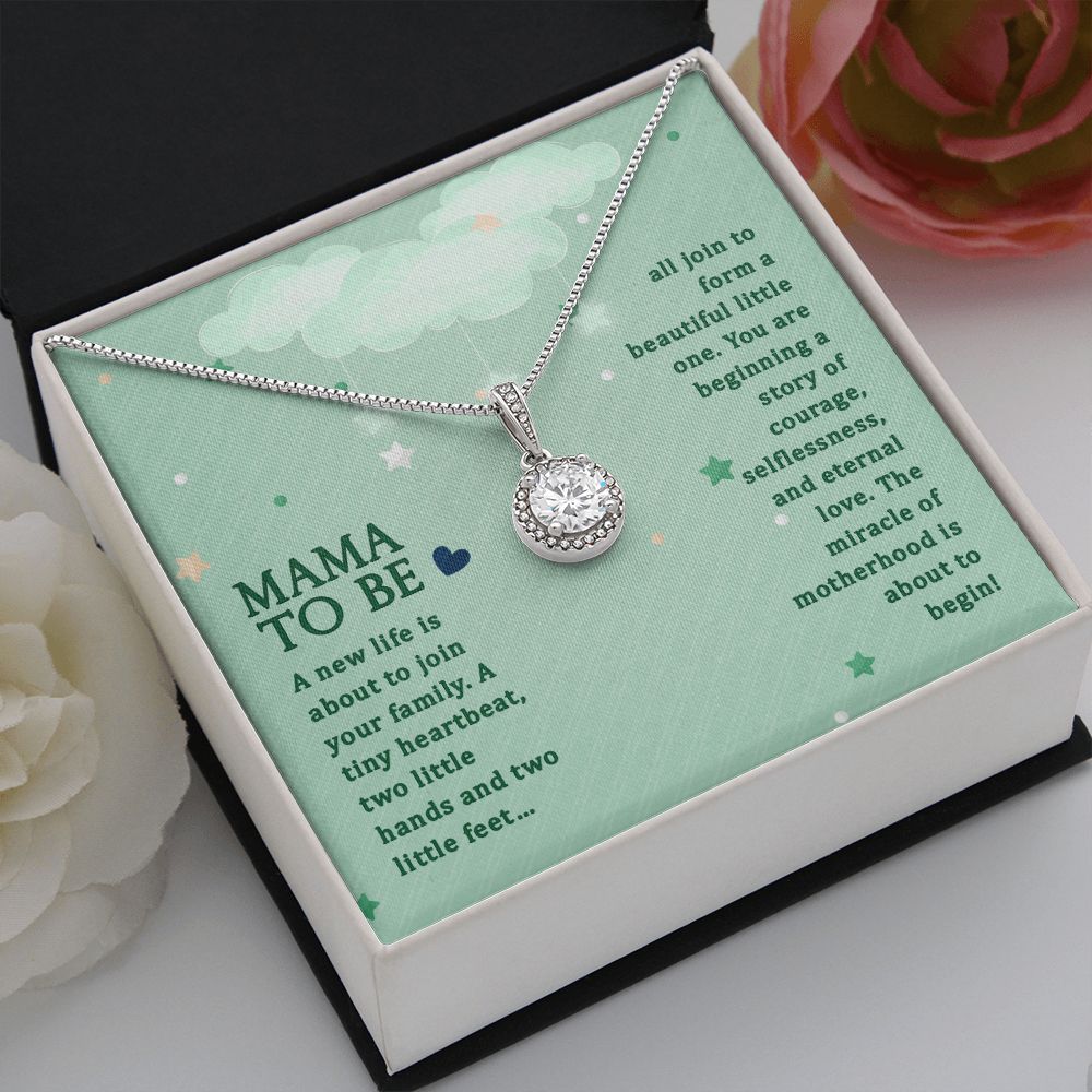 Mama To Be, Eternal Hope Necklace, Gift for New Mom, Baby Shower Gift