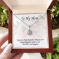To My Mom, Eternal Hope Necklace Gift from Daughter