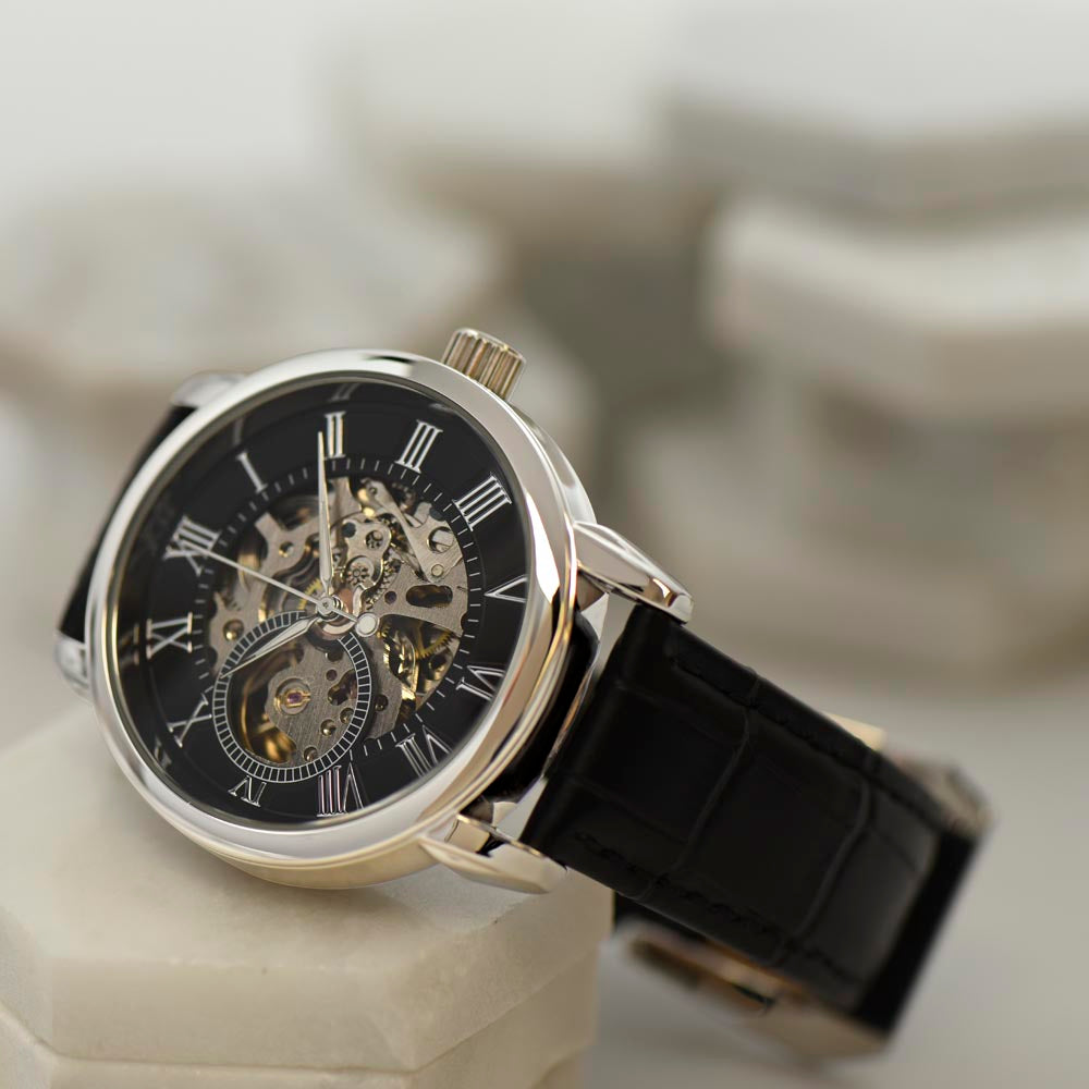 To My Son, Merry Christmas, Openwork Watch