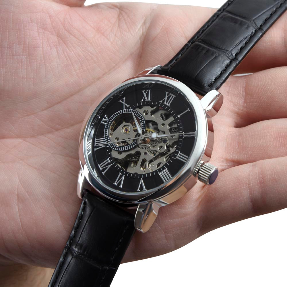 To My Son, Merry Christmas, Openwork Watch