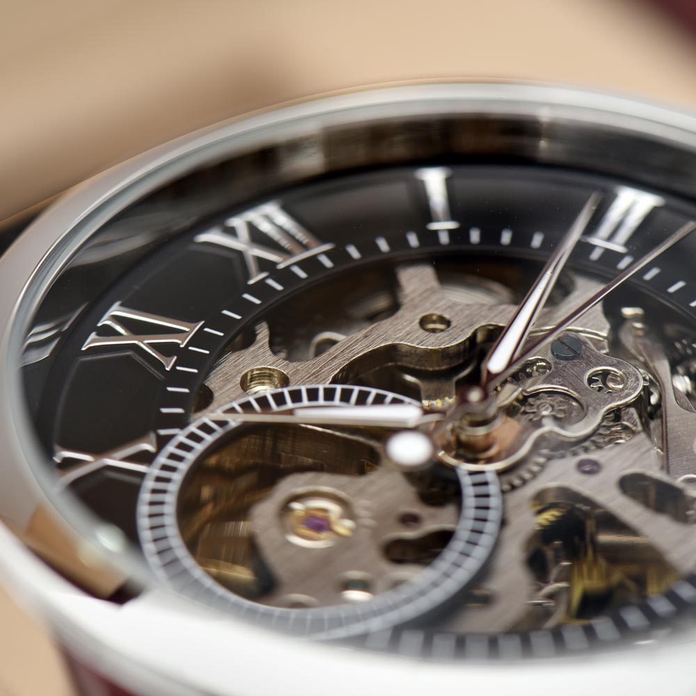 Grandson, I'll Always Be There For You, Men's Openwork Watch, From Grapndma