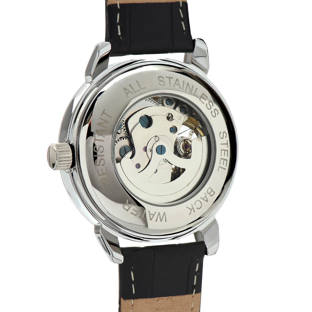 Grandson, I'll Always Be There For You, Men's Openwork Watch, From Grapndma