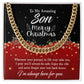 To My Amazing Son, Merry Christmas, Cuban Link Chain, Christmas Gift for Son