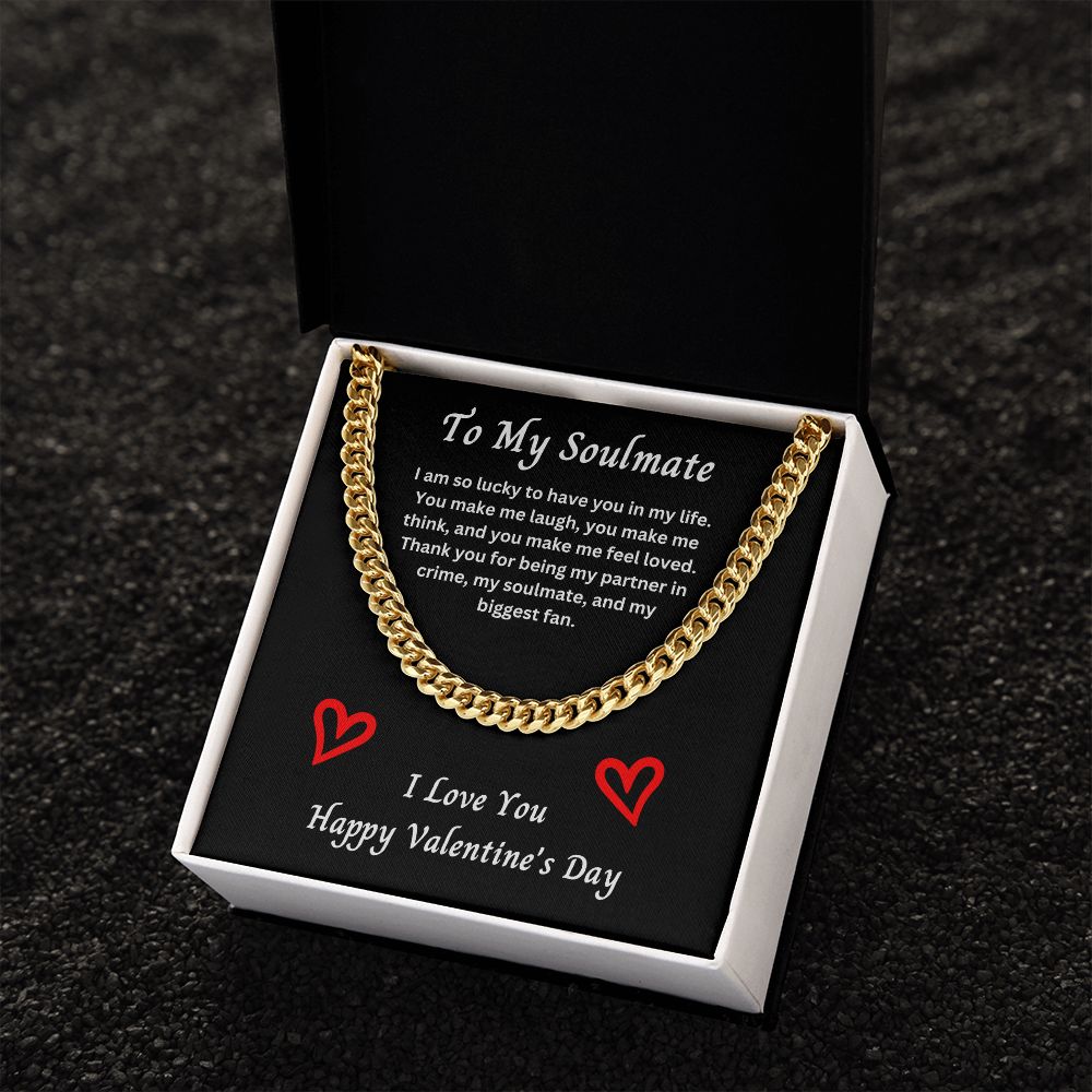 Valentine's Day Gift to Soulmate, Cuban Link Chain