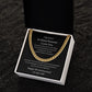 Husband, Happy 5th Anniversary, Cuban Link Chain Necklace