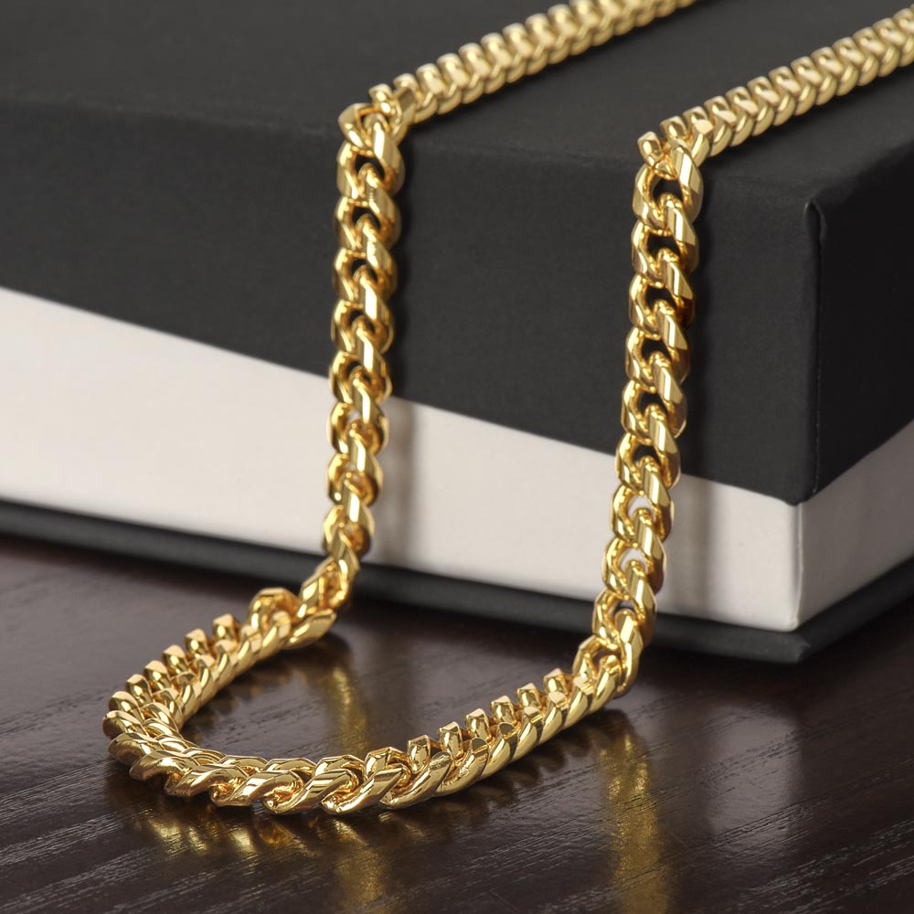 To My Amazing Son, Merry Christmas, Cuban Link Chain, Christmas Gift for Son