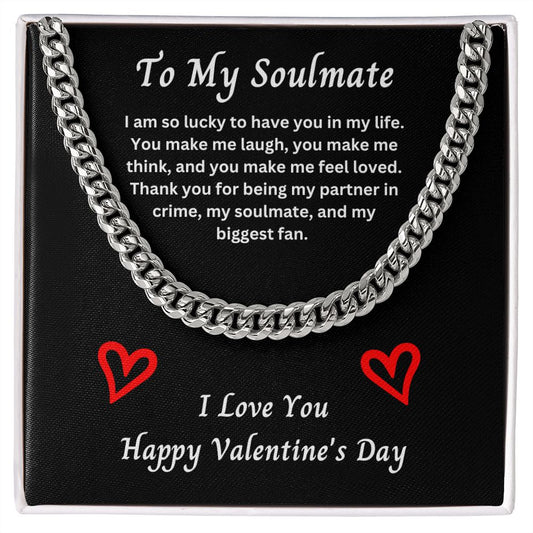 Valentine's Day Gift to Soulmate, Cuban Link Chain