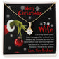 Wife, Merry Christmas, Crazy About You, Alluring Beauty Necklace