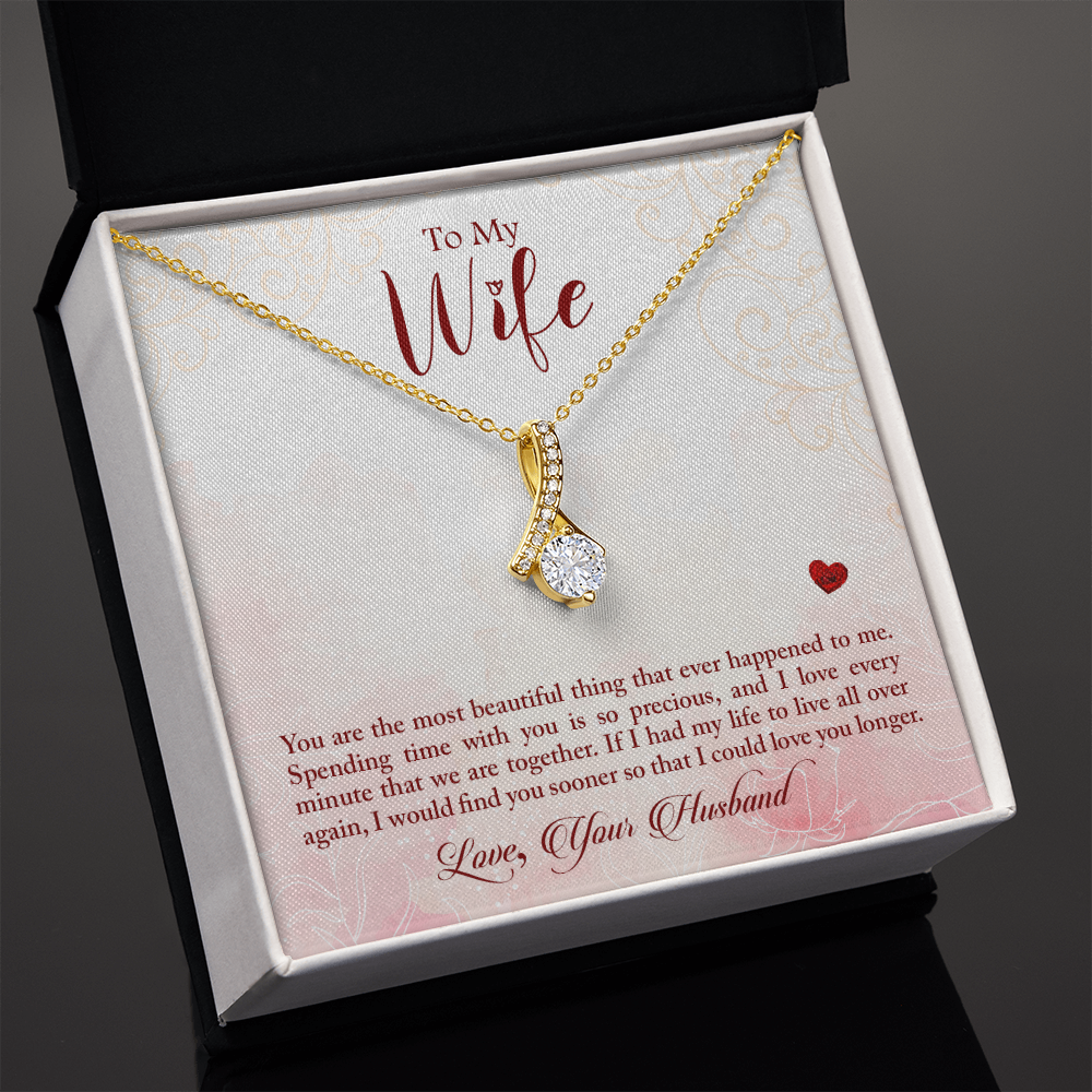 Wife, Love You Longer, Alluring Beauty Necklace