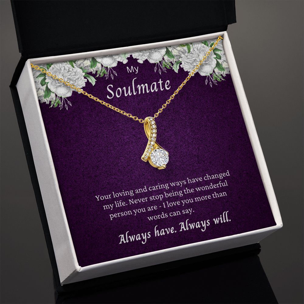 My Soulmate, Gift for Her, Necklace for Soulmate, Jewelry for Soulmate