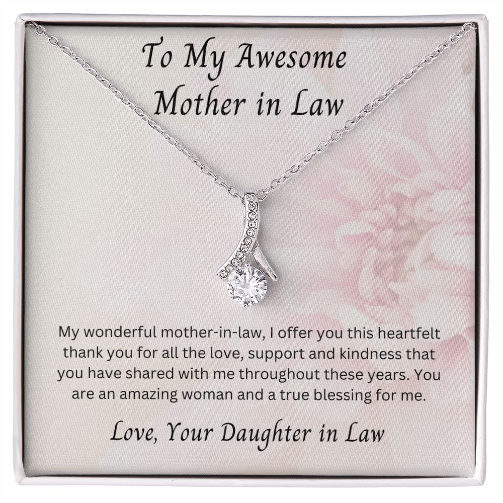 Mother in Law, A True Blessing Alluring Beauty Necklace