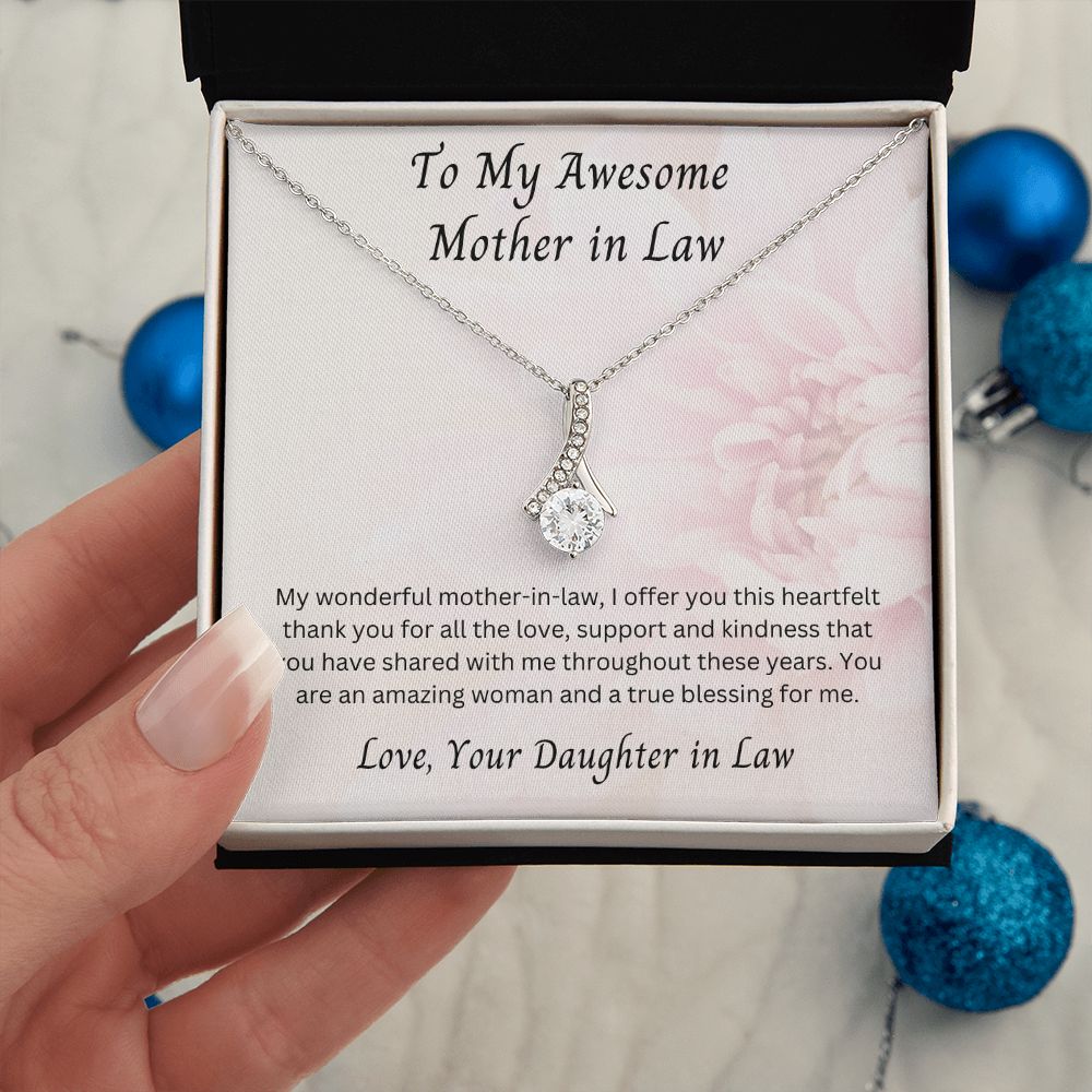 Mother in Law, A True Blessing Alluring Beauty Necklace