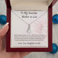 Mother in Law, A True Blessing Alluring Beauty Necklace