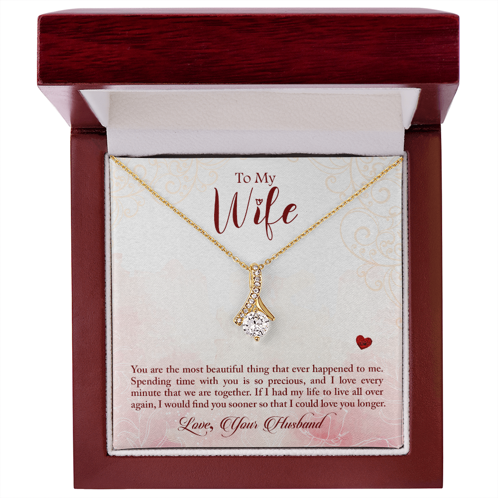 Wife, Love You Longer, Alluring Beauty Necklace