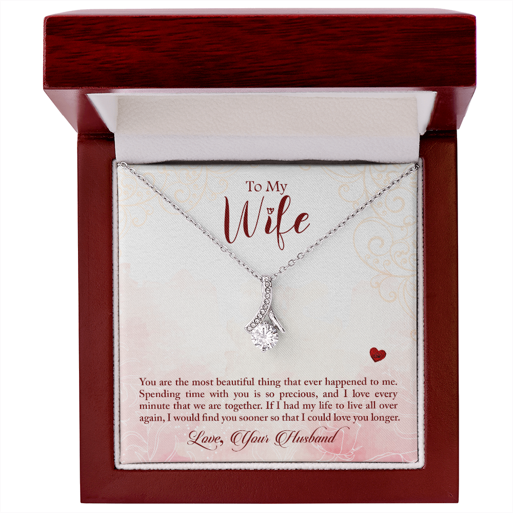 Wife, Love You Longer, Alluring Beauty Necklace