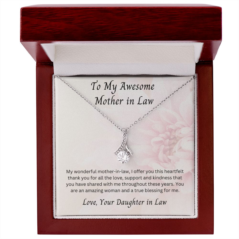 Mother in Law, A True Blessing Alluring Beauty Necklace