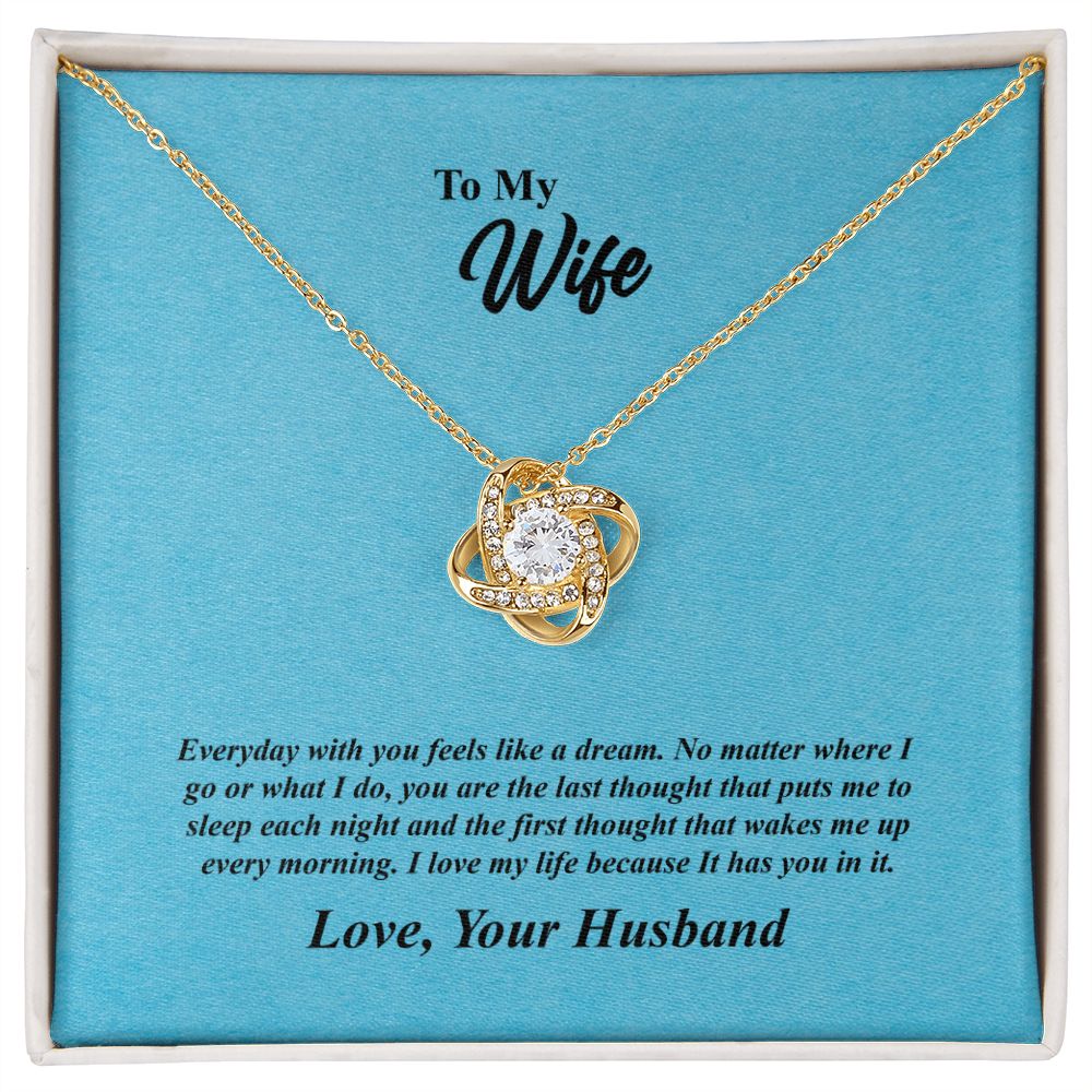 Wife, Feels Like a Dream, Love Knot Necklace