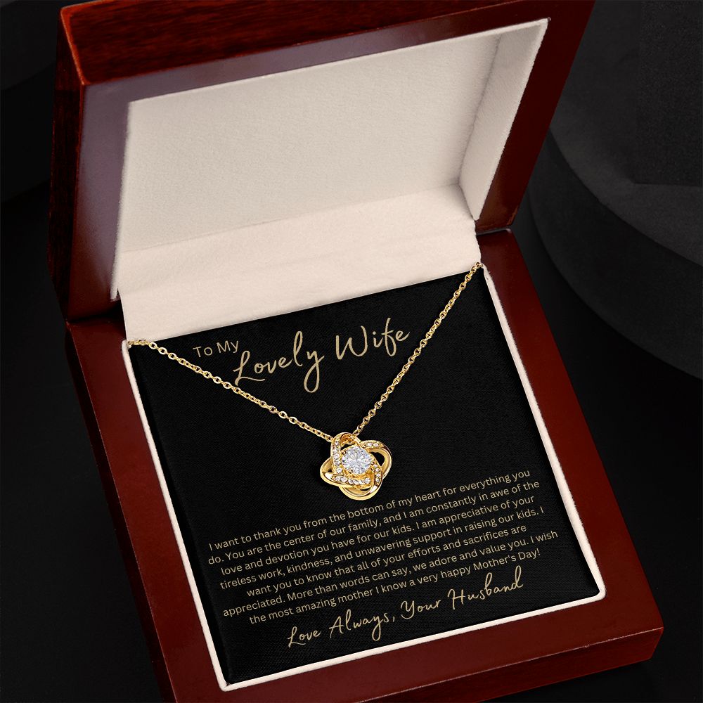 To My Wife, Mother's Day Gift, Necklace for Her