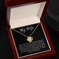 To My Wife Love Knot Necklace Unbreakable Bond