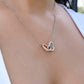 Momma Interlocking Hearts Necklace from Daughter