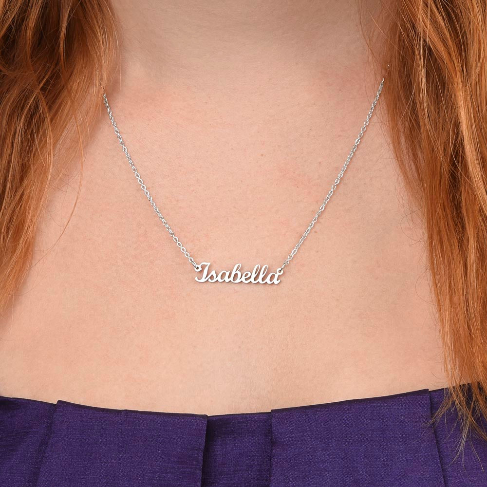 Name Necklace for My Wife