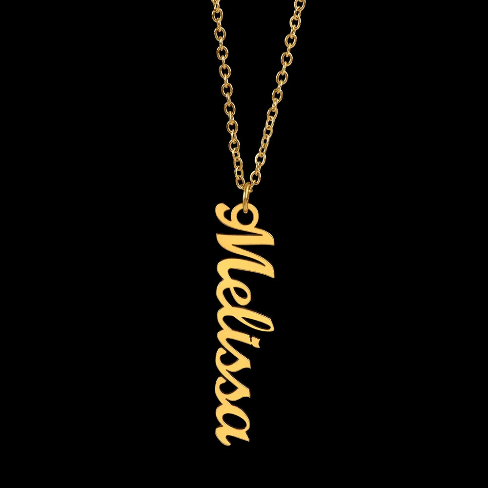 Vertical Name Necklace To My Wife