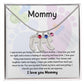 Mom Personalized Baby Feet Necklace