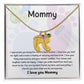 Mom Personalized Baby Feet Necklace