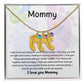 Mom Personalized Baby Feet Necklace