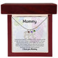 Mom Personalized Baby Feet Necklace